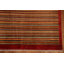 Tapis unique en laine noué à la main 5 pi 8 po x 7 pi 11 po nouvel âge en rouge / vert / jaune