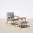 Tempo Teak 2 - Person Patio Conversation Set with Cushions