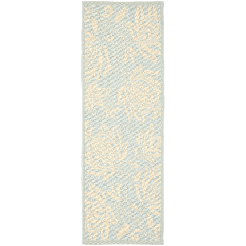 Herefordshire Performance Floral Indoor/Outdoor Area Rug, Runner 2'3" x 6'7"