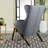 Abdelhadi Faux Leather Armchair-537507974