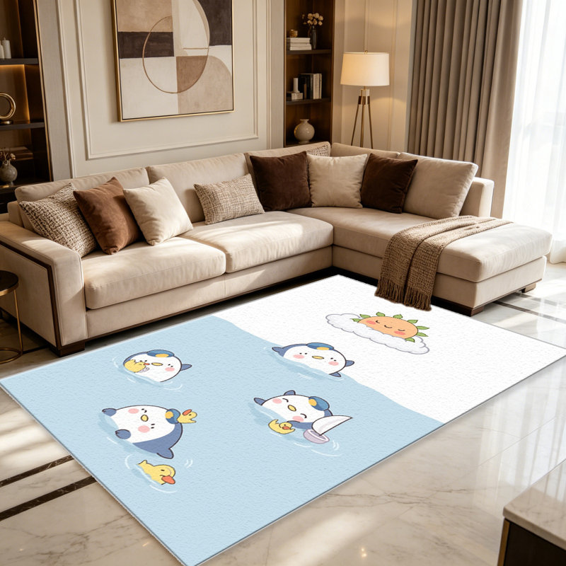 Tapis de canard pingouin 1PC, Rectangle 3'4"x5'4"
