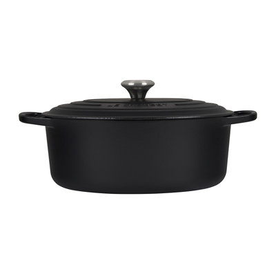Enameled Cast Iron Oval Dutch Oven