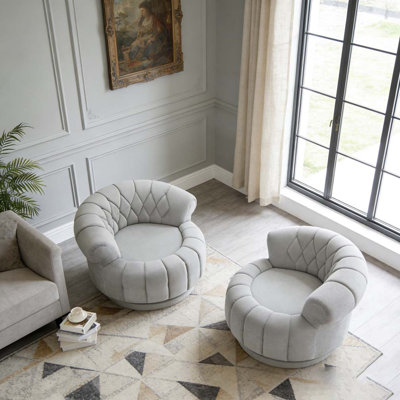 Fauteuil d'appoint pivotant