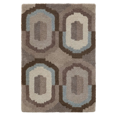 Tapis d'intérieur en laine touffeté à la main Azura