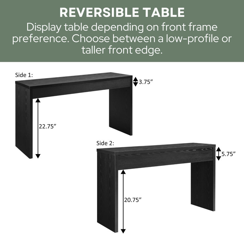 Brene 48'' Console Table, Ice White