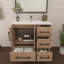 Meuble-lavabo simple 35,4 po avec dessus Victoria-98195137