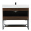 Ensemble de meuble-lavabo simple 40 po Rozell-1397250563