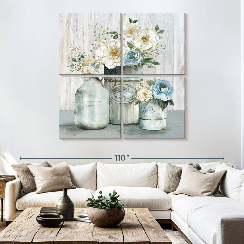 Harnek French Garden Flowers II, H 74 po x l 74 po
