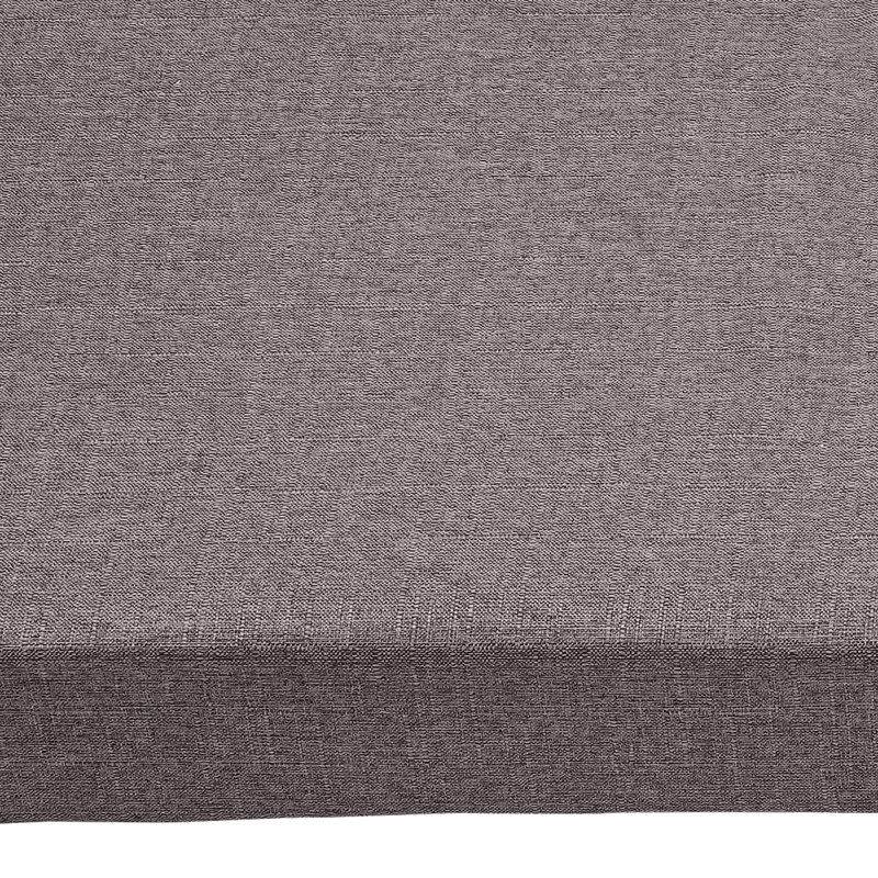 Outdoor Bench Seat Cushion, Brown, 60" x 18"