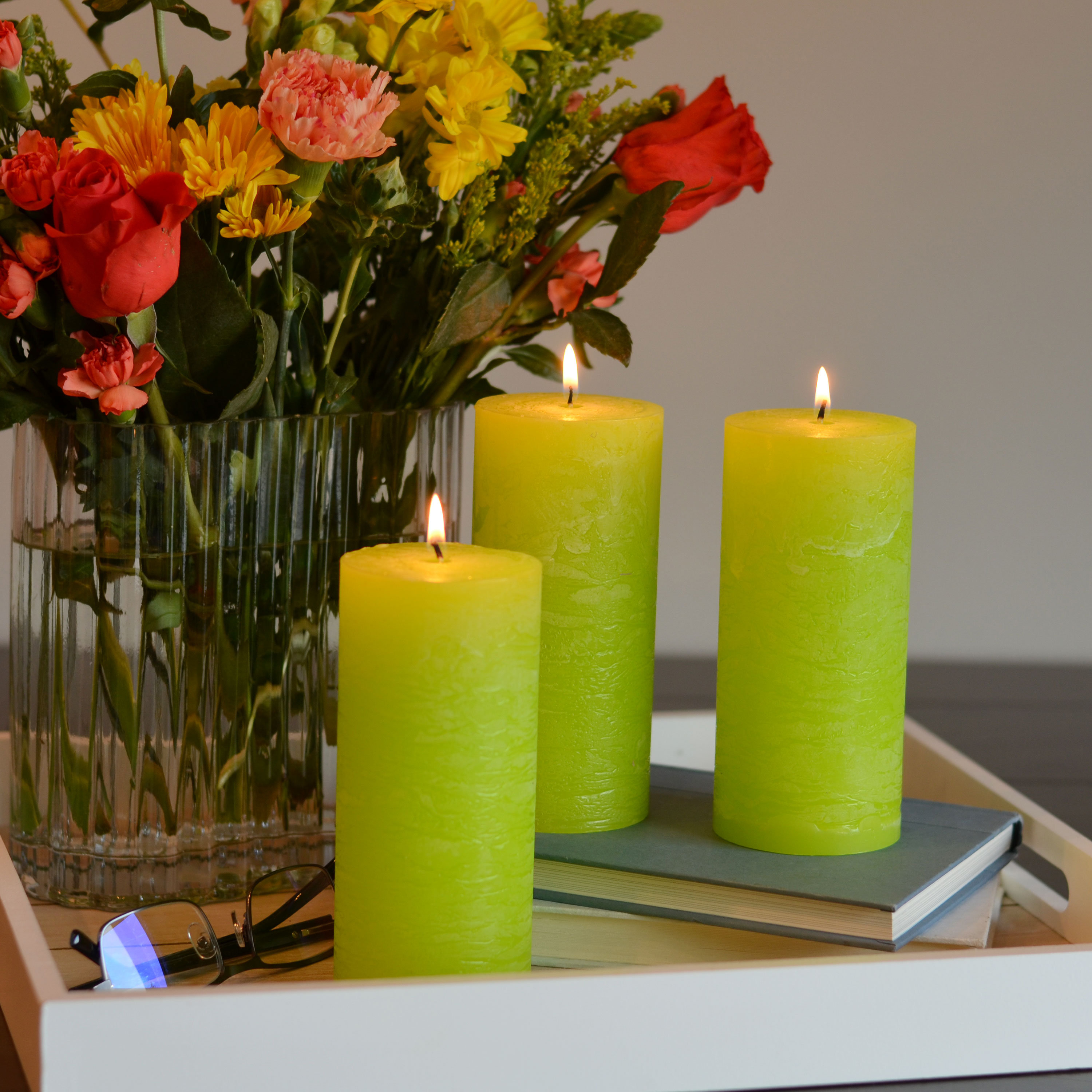 One Allium Way 3 Piece Pillar Candle Set - Wayfair Canada