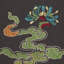 Hanlun Dragon Embroidery Fabric-49817576