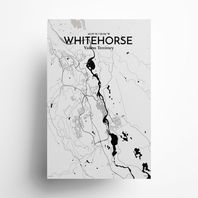 «Whitehorse City Map», impression