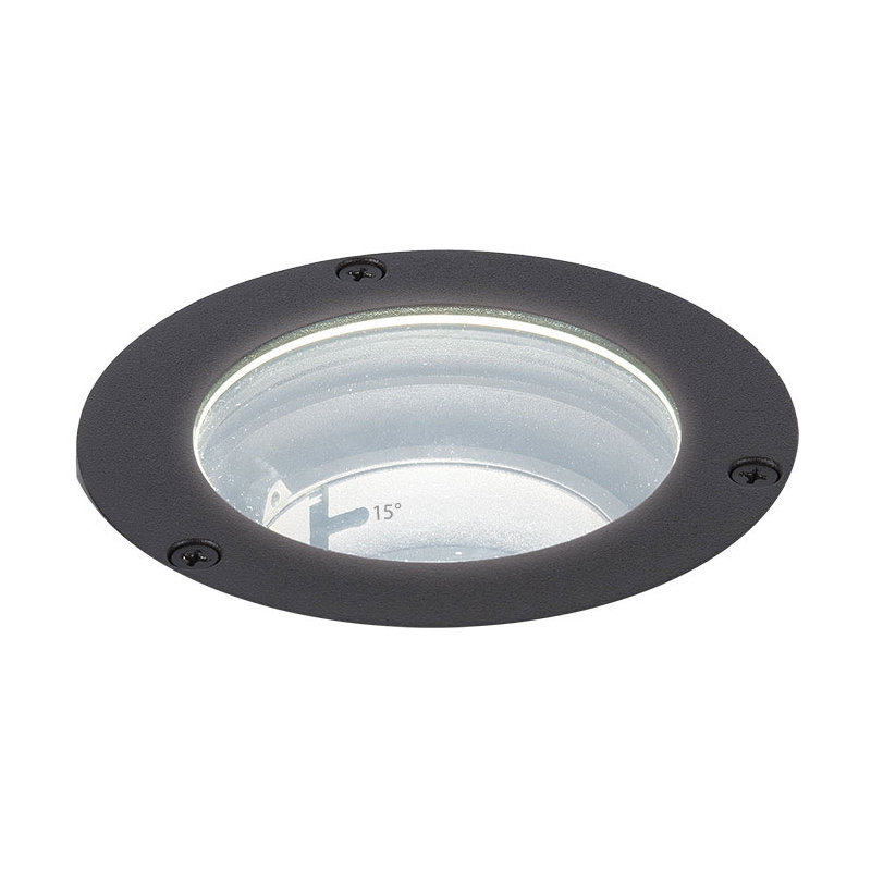 LED Well Light, Bronze on Brass, 3000K