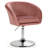 Swivel Upholstered Adjustable Height Counter Stool-1958791862
