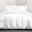 Hera Washed Linen Flange Modern Rustic Classic Chic Duvet Cover Set