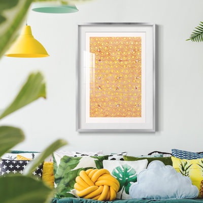 Vintage Abstract Print XXV -Framed Print