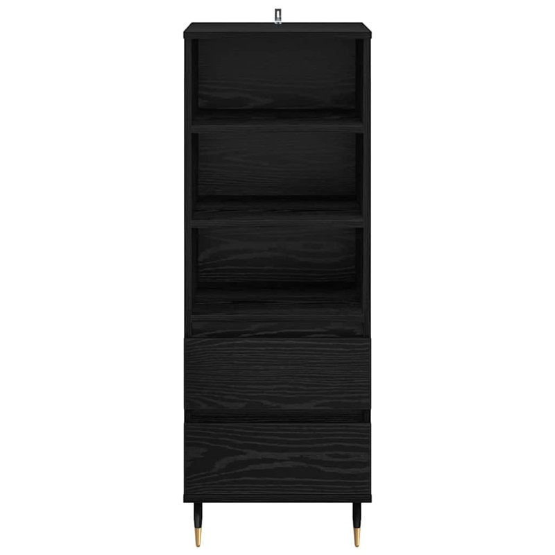 40cm Sideboard, Black Oak