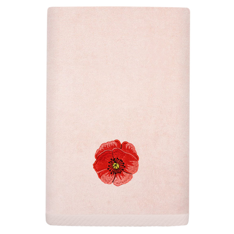 Ensemble de serviettes en coton 2 pièces, Rosé