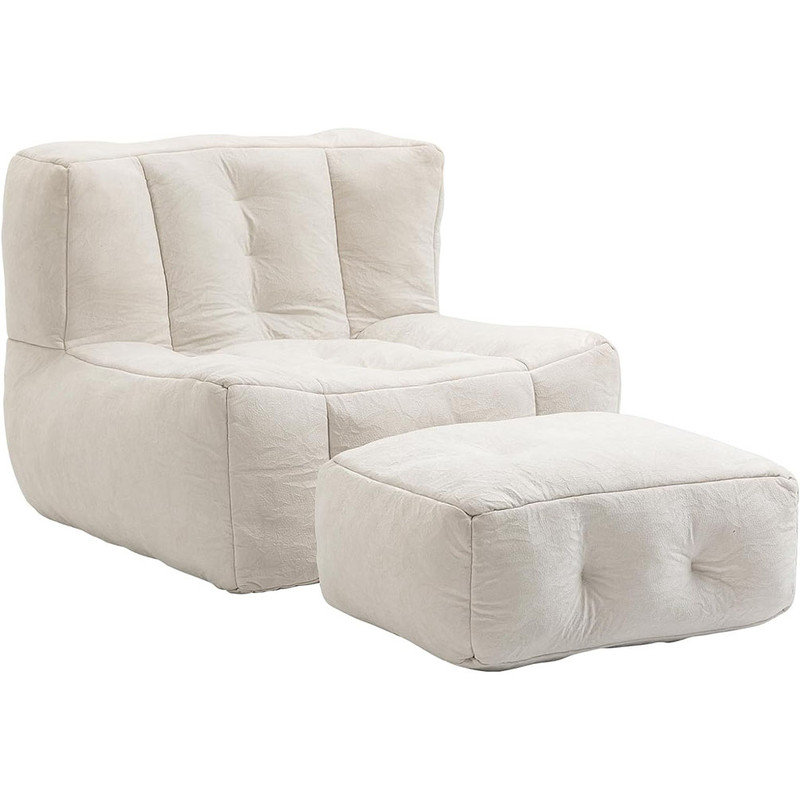 36,6 po de large, Velours blanc