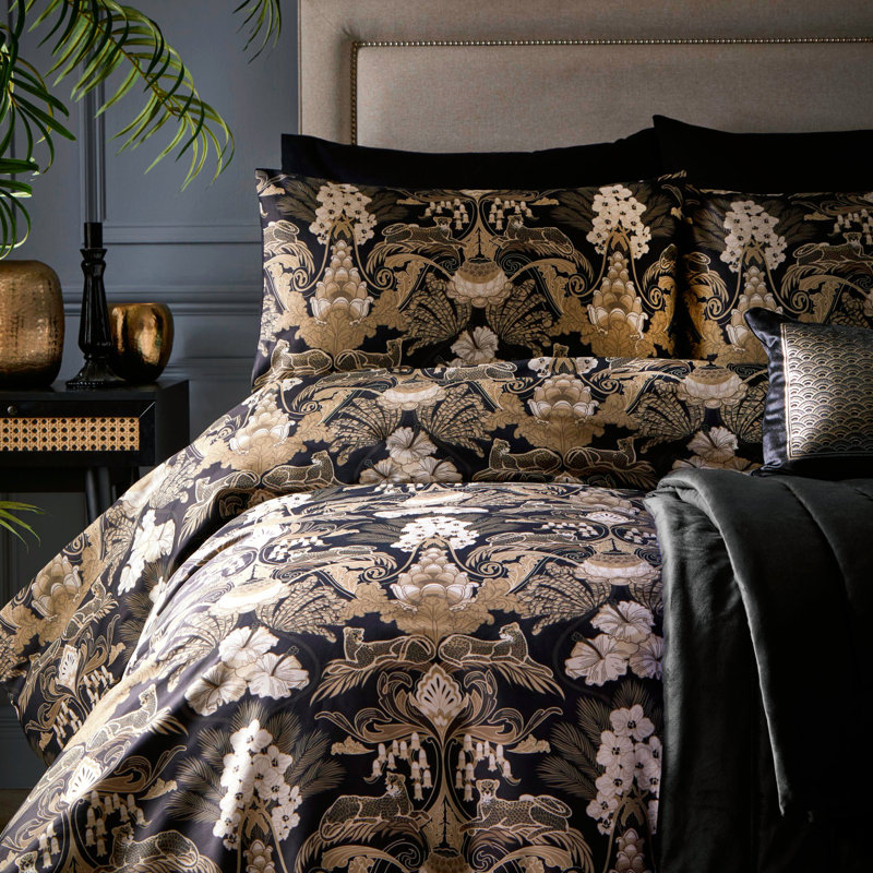 Suburban Jungle Cotton Duvet Set, Super King - 2 Standard Pillowcases