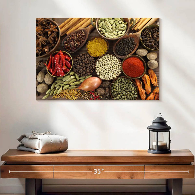 Yarlin Natural Spices, 16" H x 24" W