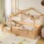 Lit double pleine grandeur avec garde-corps et toit-1197498380-1199171360