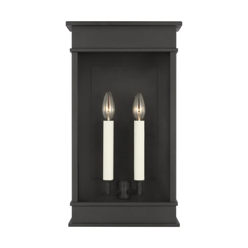 Wall Light, 22.75" H x 13" W x 13" D, Textured Black