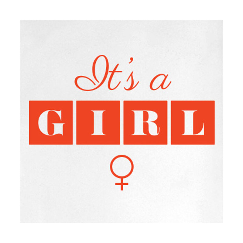 Wall Decal, Orange