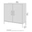 Armoire de rangement basse Caleshia-813588865