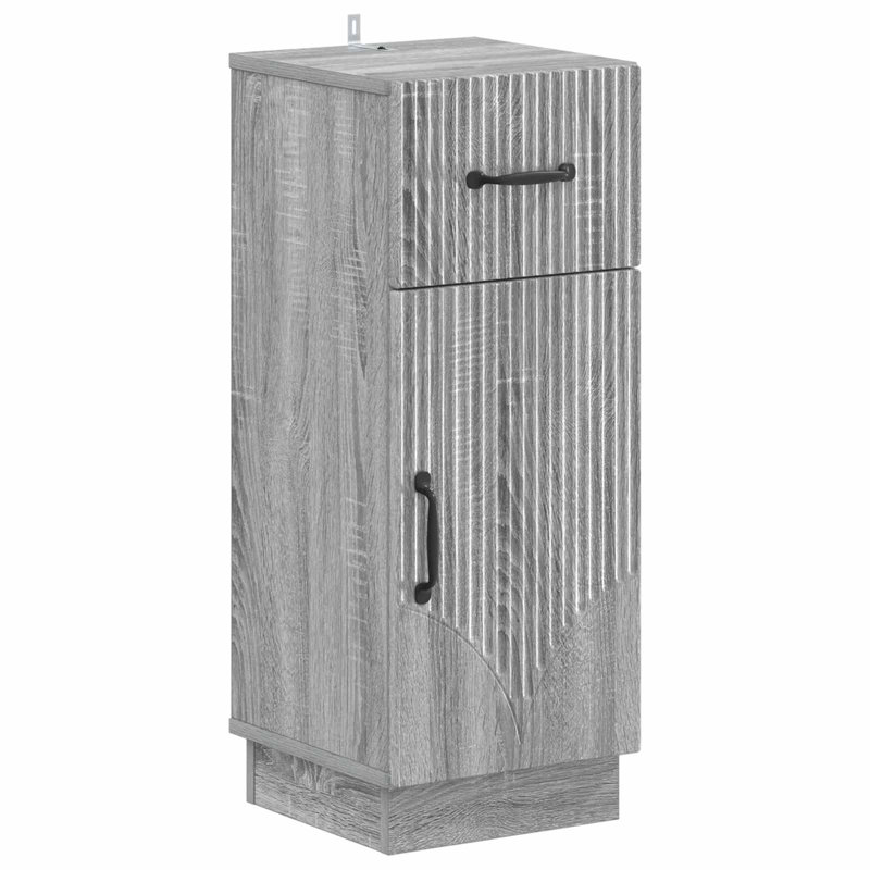 Bathroom Storage Furniture Set, Grey Sonoma