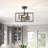 3-light Modern Semi Flush Mount 
