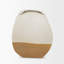 Stearne Short Off White Texture Vase