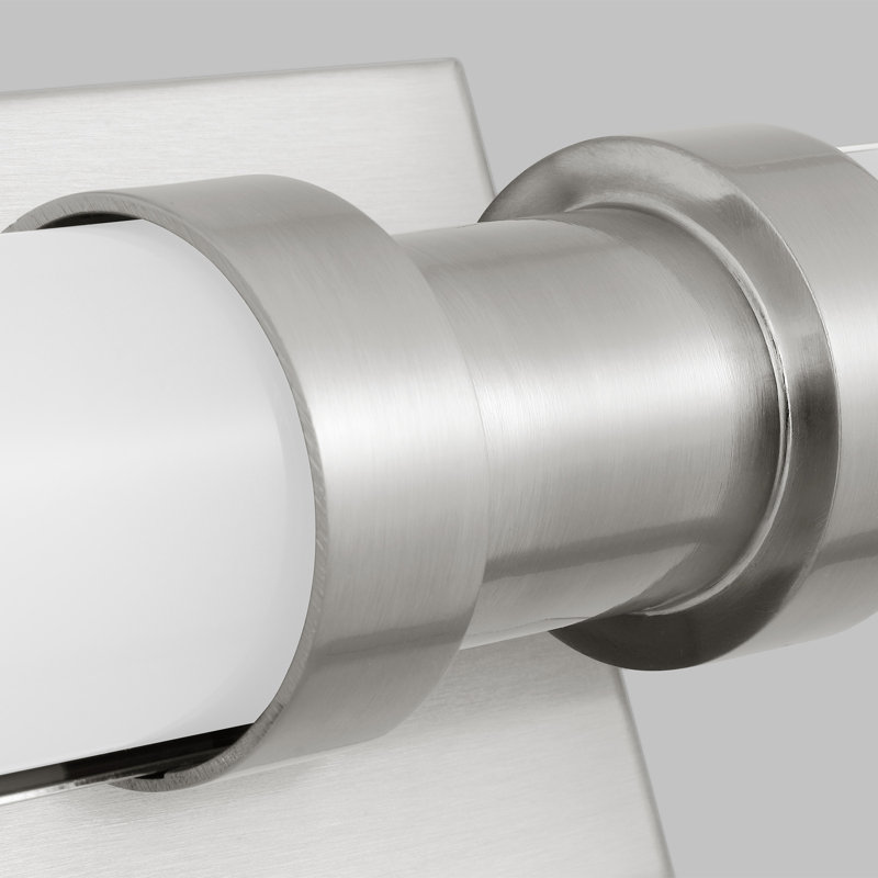 Kelan Dimmable LED Vanity Light, Brushed Nickel, 18"H x 4.75"W x 4.5"D, 15W