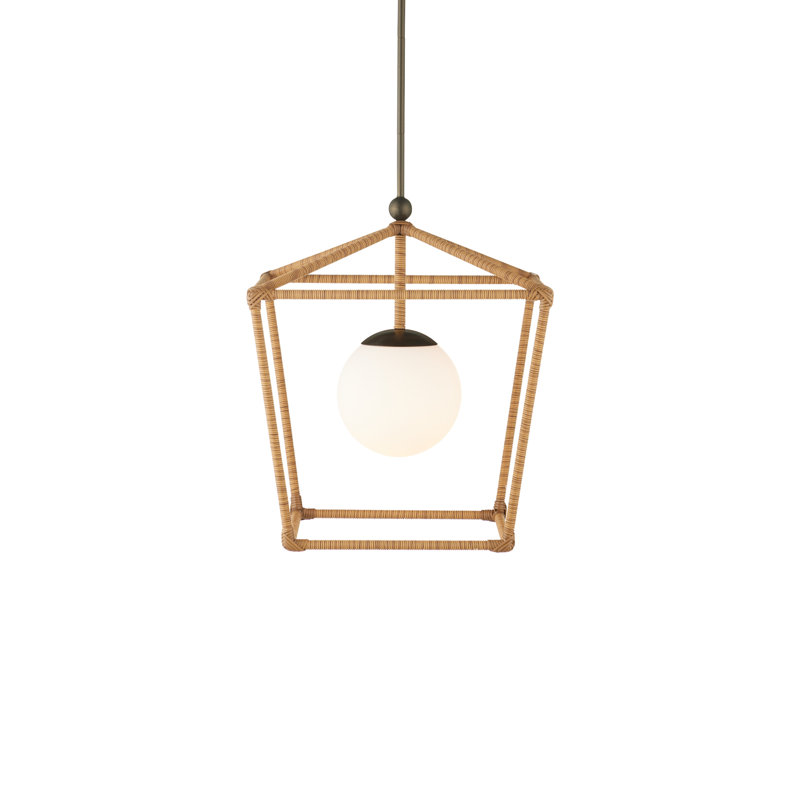 Denison Black Outdoor Lantern, 24.5" H x 18" W x 18" D