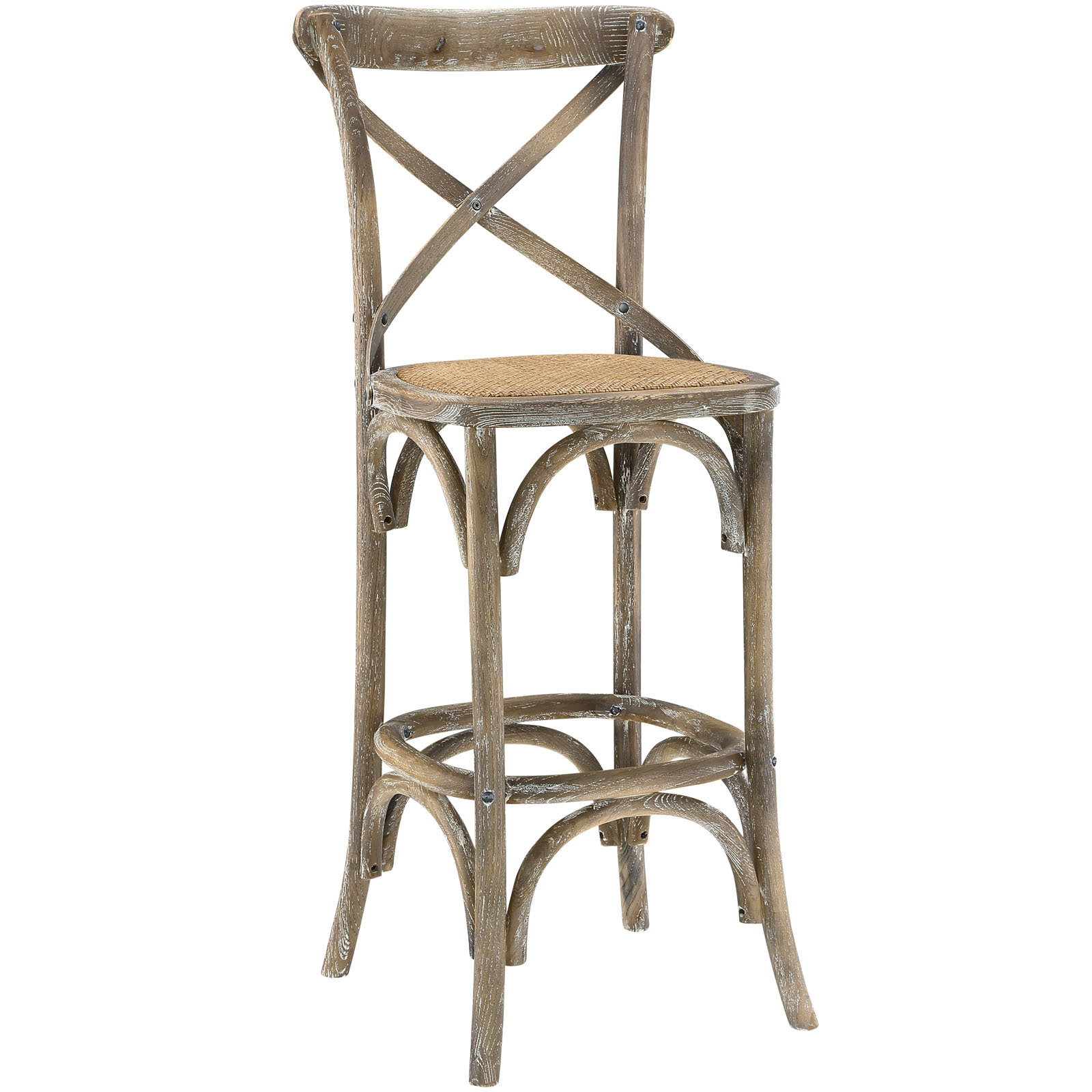 The Gray Barn Hidden Hill Antique Wood And Steel Barstool