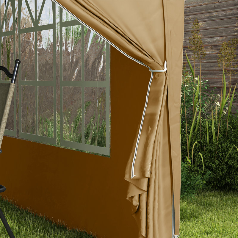 10 Ft. W x 10 Ft. D Steel Soft-top Gazebo