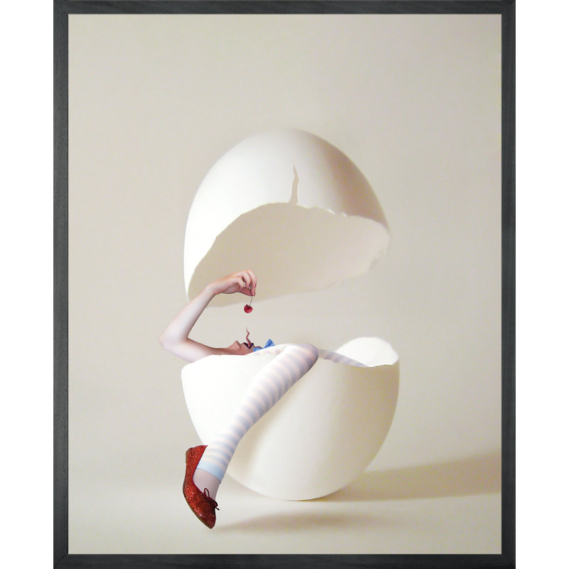Cherry Lips by Stefano Bonazzi  - Single Picture Frame Print on Canvas