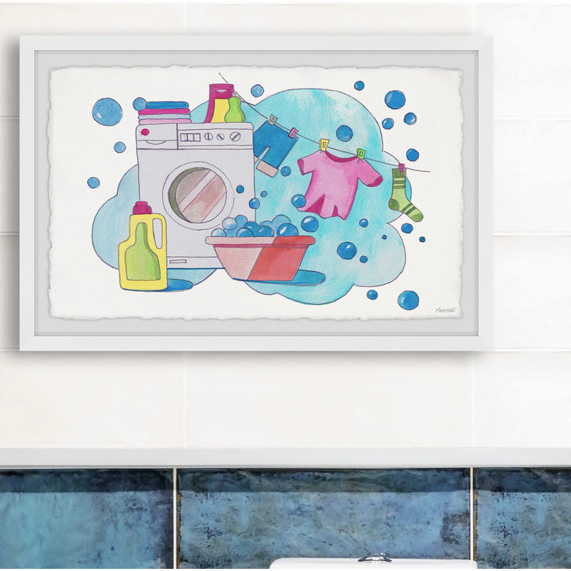 I Love Doing Laundry - Peinture avec cadre, H 16 po x l 24 po x P 1,5 po