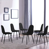 Noelle 18'' H Fabric Upholstered Metal Side Chair