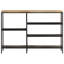 Ocain 110cm Solid Wood Top Console Table