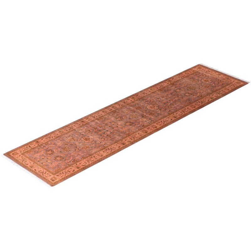 Tapis unique noué à la main Chimel - gris