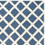 Tapis bleu marine / ivoire en laine Sanyla-293019553