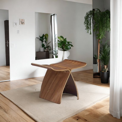 Solid + Manufactured Wood Accent Stool by Hokku Designs