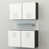 Mur d'enceinte blanc / armoires blanches est en rupture de stock