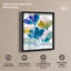 «Emerald Overlaps V Shadowbox», art floral de chambre à coucher par-699796703-699796678