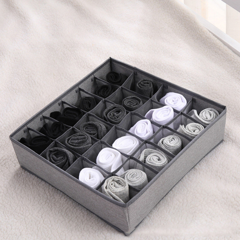 Non-woven Fabric Closet Cabinet Organizer Underwear Storage