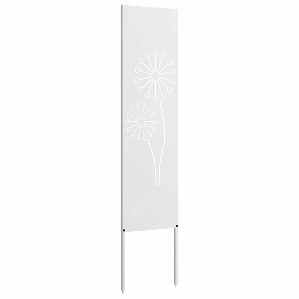 Garden Privacy Screen Silver 32 X 140 Cm Stainless Steel