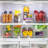 4PK Small Square Fridge Bin With Handle