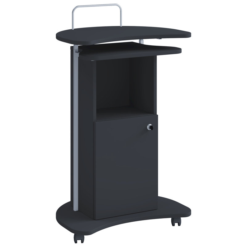 Truby 111cm Full Podium with Wheels, Black