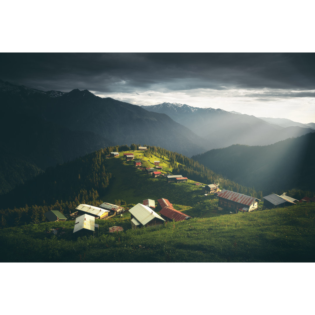 Landscape View Of Pokut Plateau by Serts - Drucken